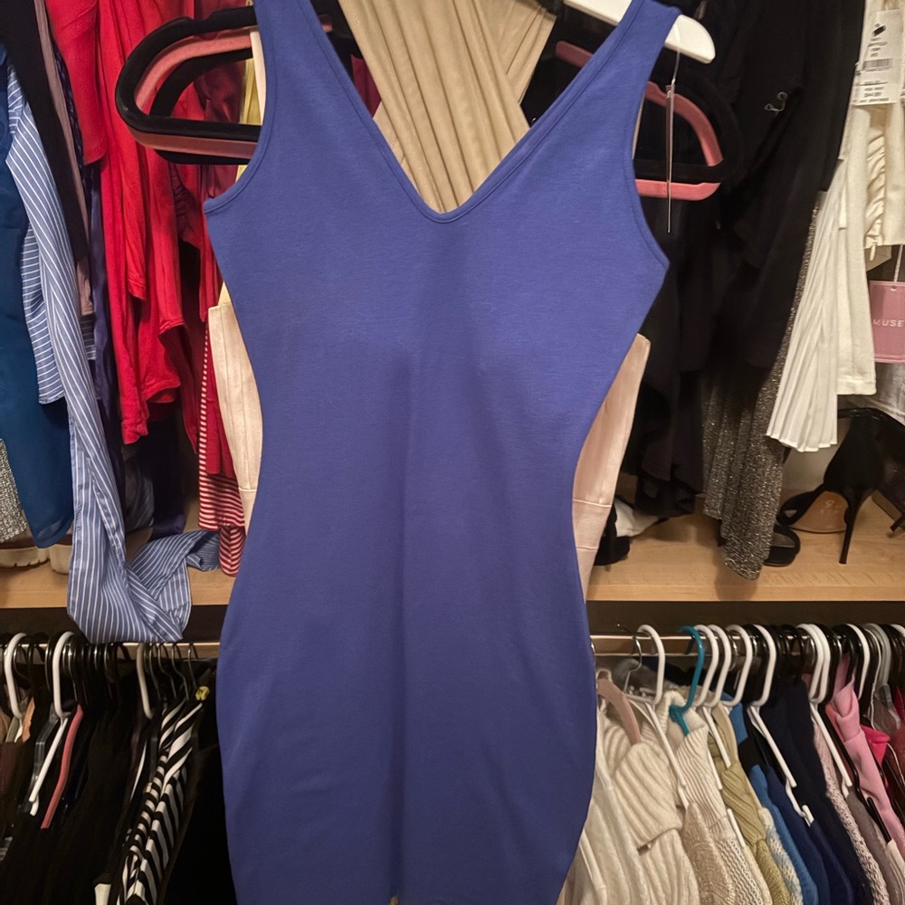 Blue Sleeveless Dress